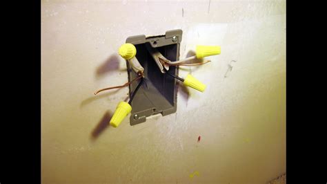 electrical outlet box for drywall|electrical outlet box installation.